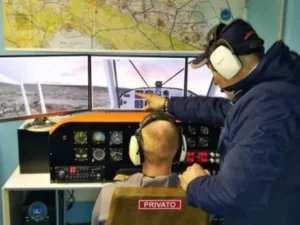 Simulatore di volo a Casale Monferrato - Ambientamento al volo